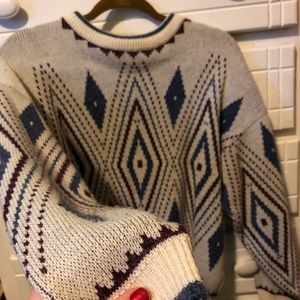 Boho hippy sweater